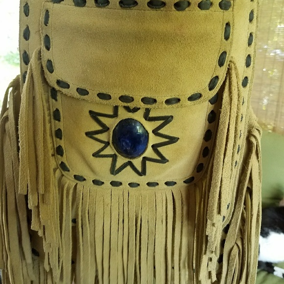 Fringe suede boho bag - Picture 6 of 8